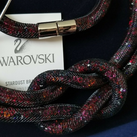 NEW Swarovski Knot Crystal Chocker & Bracelet SET - Picture 5 of 8